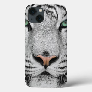 Funda Para iPhone 13 Tigre blanco