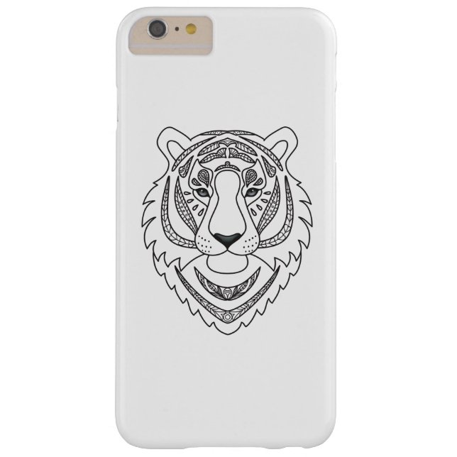Funda De Case-Mate Para iPhone Tigre blanco inspirado (Reverso)