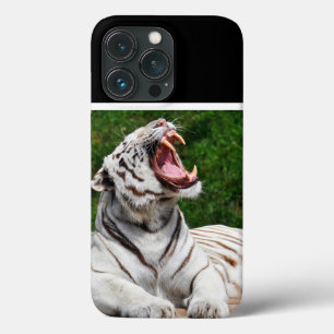 Funda Para iPhone 13 Pro Tigre Blanco, Tigre de Bengala