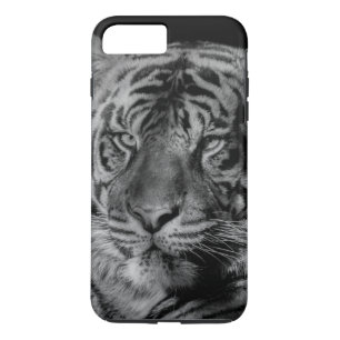 Funda Para iPhone 8 Plus/7 Plus Tigre blanco y negro