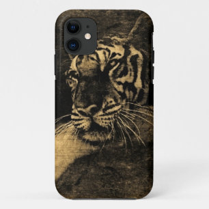 Funda Para iPhone 11 Tigre blanco y negro