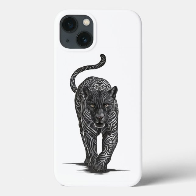 Funda De Case-Mate Para iPhone Tigre caminando (Reverso)