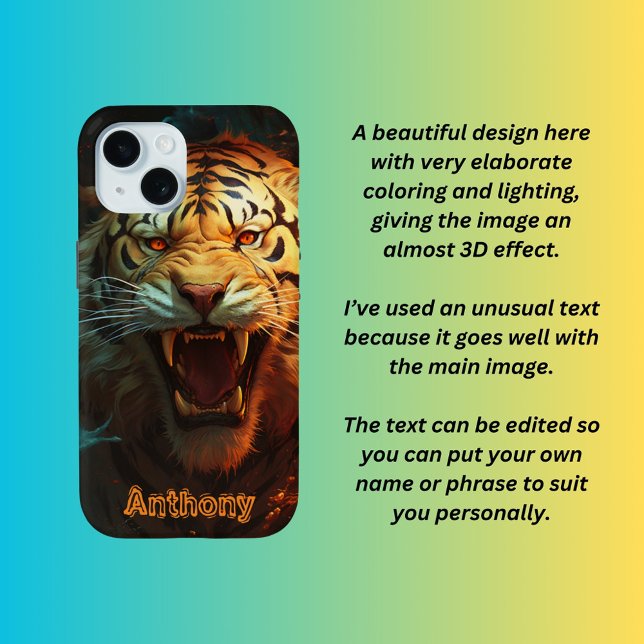 Funda De Case-Mate Para iPhone Tigre de Siberia (Subido por el creador)