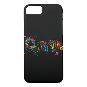 Funda Para iPhone 8/7 Tigre del arco iris