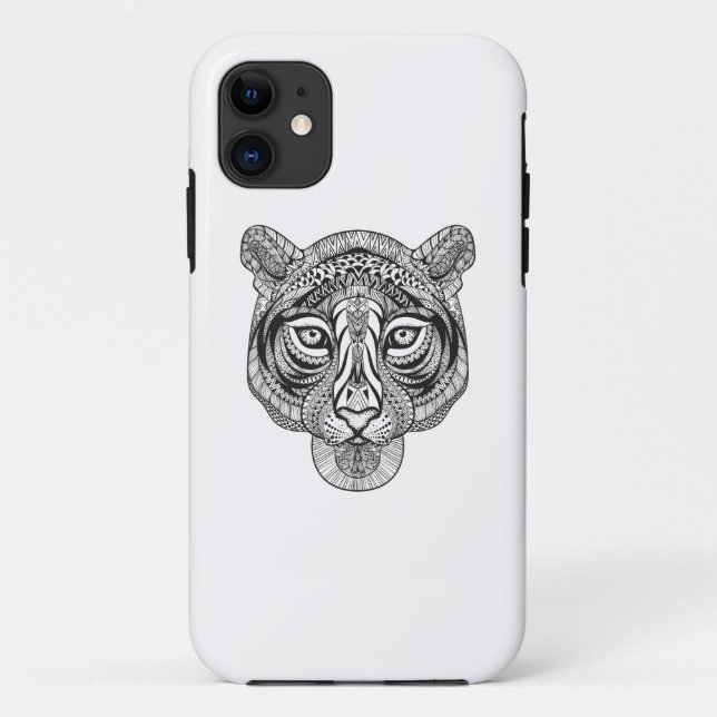 Funda De Case-Mate Para iPhone Tigre del estilo (Reverso)