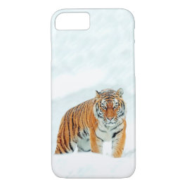 Funda Para iPhone 8/7 Tigre en nieve