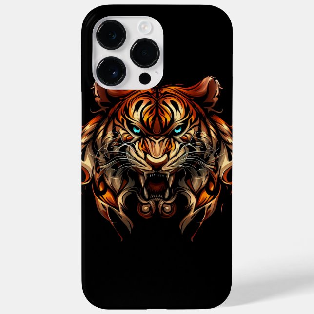 Funda De Case-Mate Para iPhone Tigre furioso (Reverso)