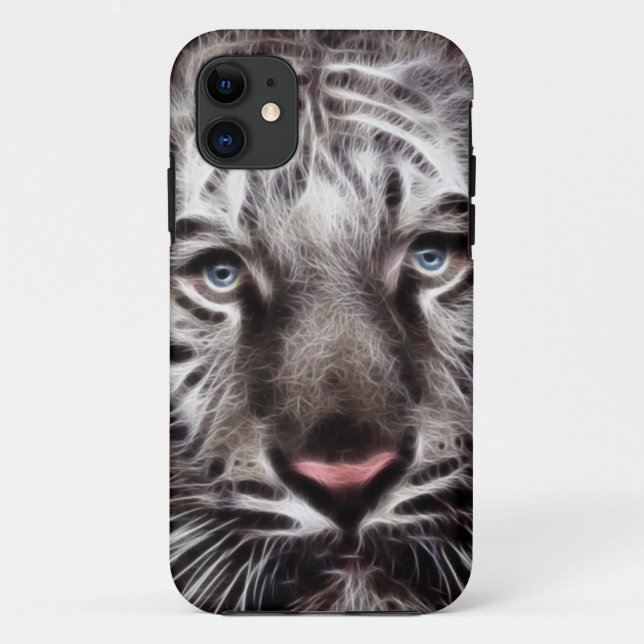 Funda De Case-Mate Para iPhone Tigre grande de animales salvajes (Reverso)