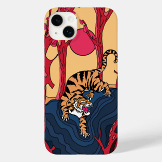 Funda Para iPhone 14 Plus De Case-Mate Tigre Japonés
