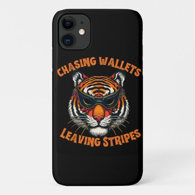 Funda De Case-Mate Para iPhone Tigre ladrón (Reverso)