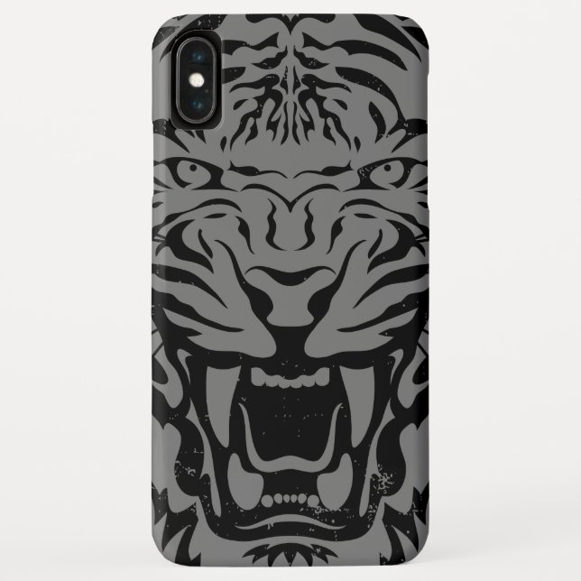 Funda De Case-Mate Para iPhone Tigre ruidoso (Reverso)