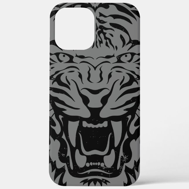 Funda De Case-Mate Para iPhone Tigre ruidoso (Reverso )