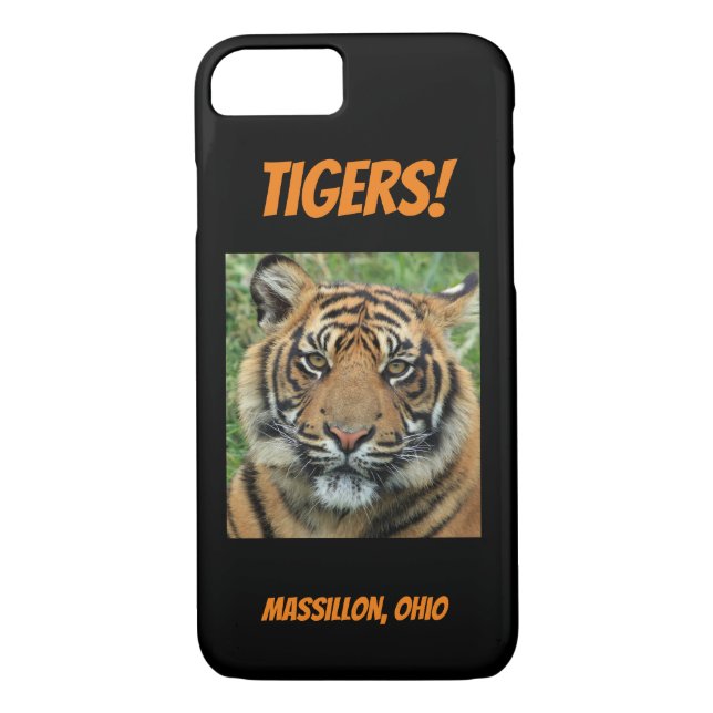 Funda De Case-Mate Para iPhone ¡Tigres Massillon! Estuche de teléfono (Reverso)