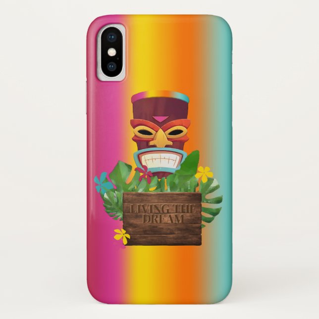 Funda De Case-Mate Para iPhone Tiki Time (Reverso)