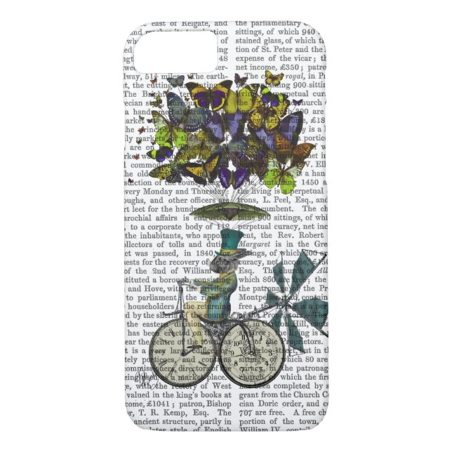 Funda De Case-Mate Para iPhone Time Flies Rabbit (Reverso)