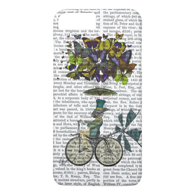 Funda De Case-Mate Para iPhone Time Flies Rabbit (Reverso)