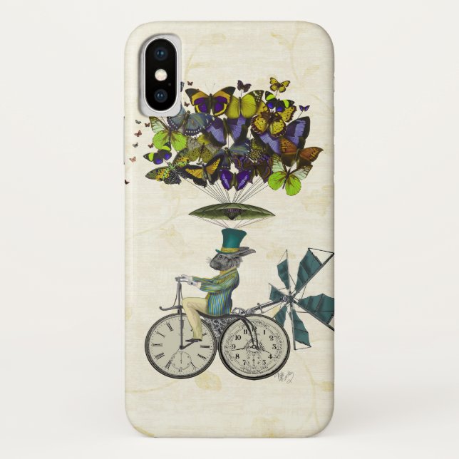 Funda De Case-Mate Para iPhone Time Flies Rabbit 3 (Reverso)