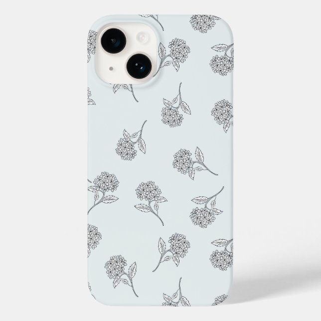 Funda De Case-Mate Para iPhone Timeless Botanical Bloom Soft Grey (Reverso )