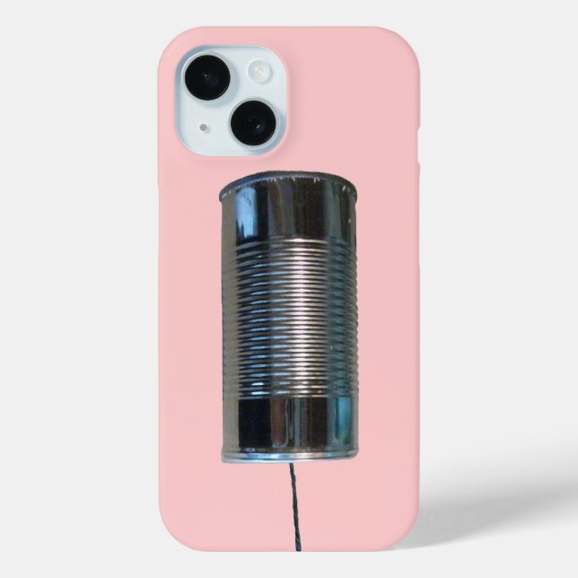 Funda De Case-Mate Para iPhone Tin Can y String Phone (Reverso )
