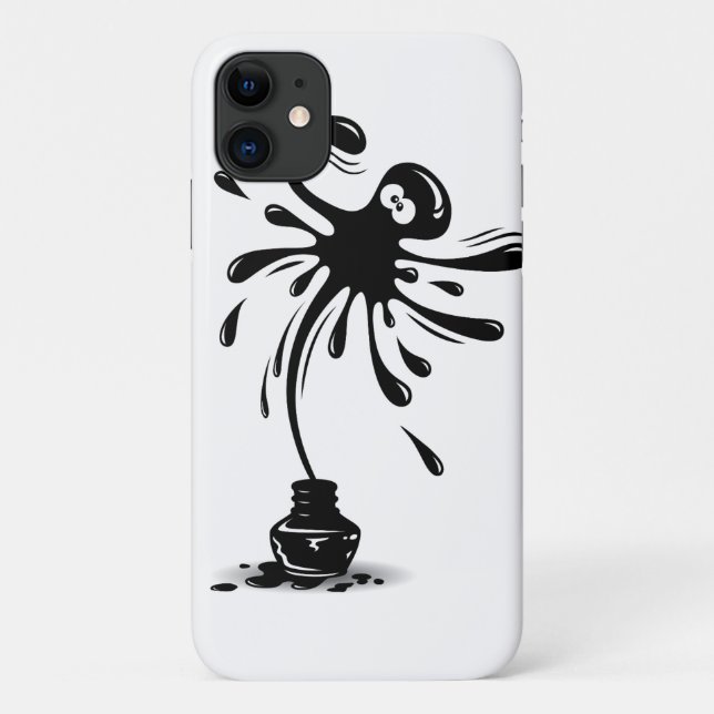 Funda De Case-Mate Para iPhone tinta divertida (Reverso)