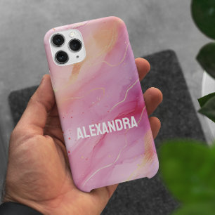 Funda Para iPhone 15 Tinta rosa