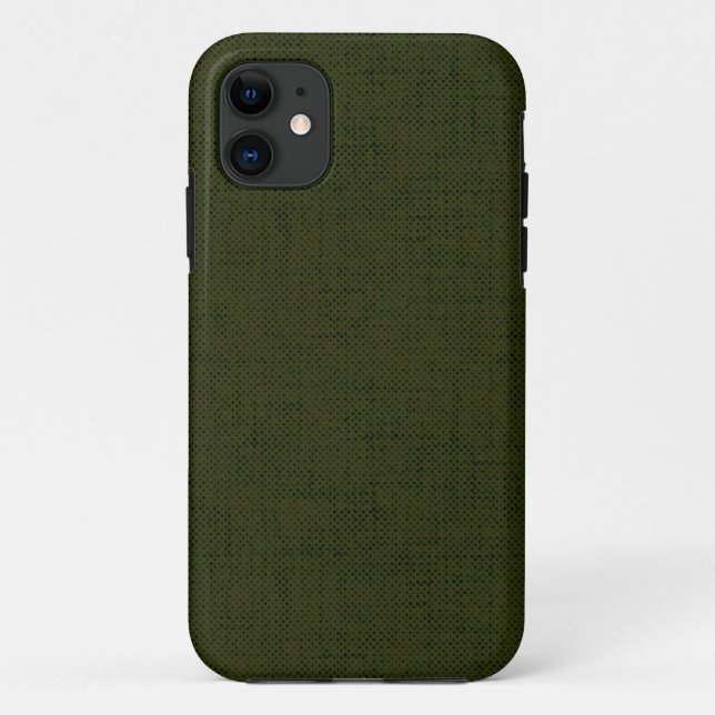 Funda De Case-Mate Para iPhone Tintado de oliva oscura (Reverso)