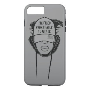 FUNDA PARA iPhone 8 PLUS/7 PLUS TIPO EN HOODIO - PROFIADO DE CRUCE A GRAVE