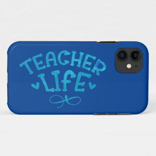 Funda Para iPhone 11 Tipografía de TEACHER LIFE