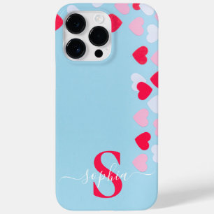 Funda Para iPhone 14 Pro Max De Case-Mate Tipografía minimalista moderna con nombre monogram