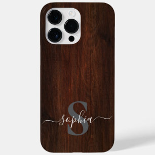 Funda Para iPhone 14 Pro Max De Case-Mate Tipografía minimalista moderna con nombre monogram