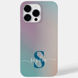 Funda Para iPhone 14 Pro Max De Case-Mate Tipografía Minimalista moderna Nombre monogramado