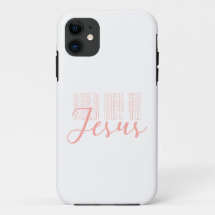 Funda Para iPhone 11 Tipografía Rosa Vendida A Jesús Blanco