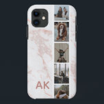 Funda Para iPhone 11 Tira fotográfica de las Iniciales Personalizadas d<br><div class="desc">Personalice con sus propias fotos y nombre</div>