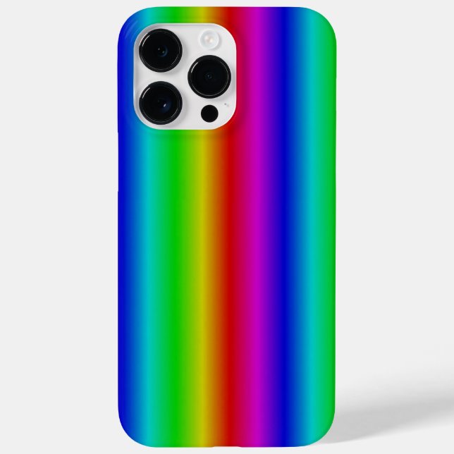 Funda De Case-Mate Para iPhone Tiras arco iris - Patrón (Reverso)