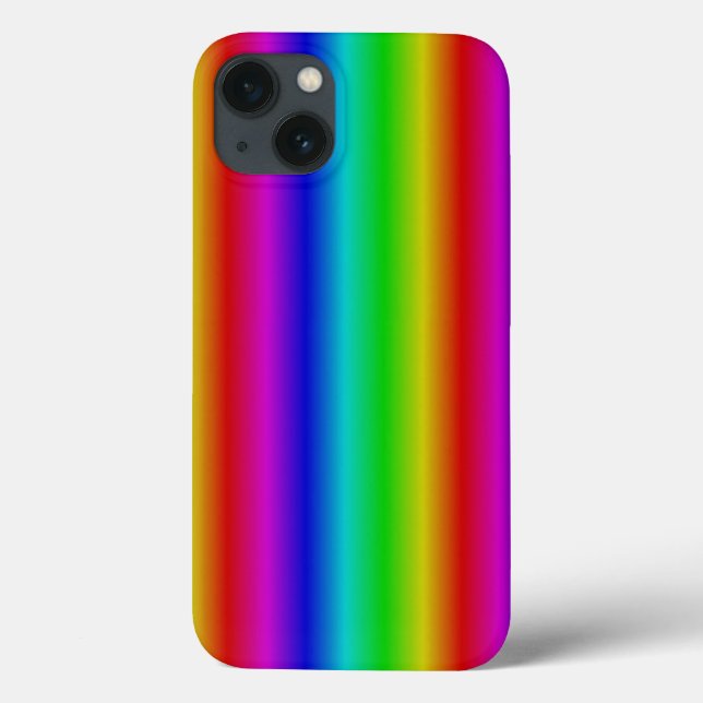 Funda De Case-Mate Para iPhone Tiras arco iris - Patrón (Reverso)