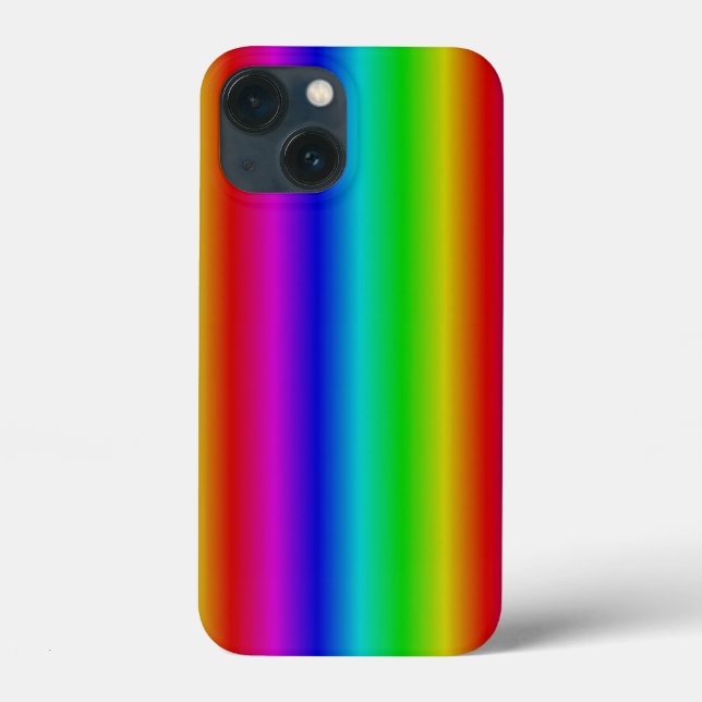 Funda De Case-Mate Para iPhone Tiras arco iris - Patrón (Reverso )
