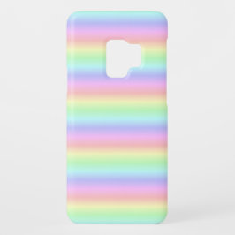 Funda Para iPhone 13 Tiras de arcoiris Pastel - Patrón