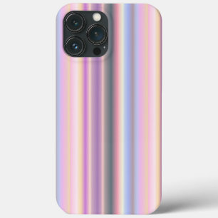 Funda Para iPhone 13 Pro Max Tiras de arcoiris Pastel - Patrón