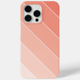 Funda Para iPhone 15 Pro Max Tiras de Ombré de Peach
