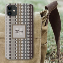 Tiras de plomo - Estuche de teléfono Ombre marrón