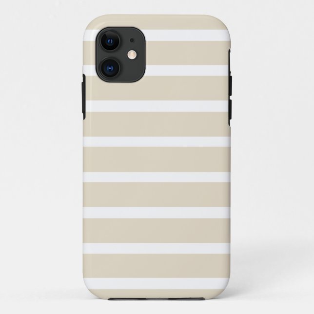 Funda De Case-Mate Para iPhone Tiras neutrales (Reverso)