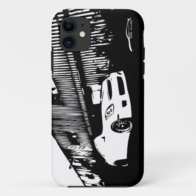 Funda De Case-Mate Para iPhone Tiro del lado del cupé G35 (Reverso)