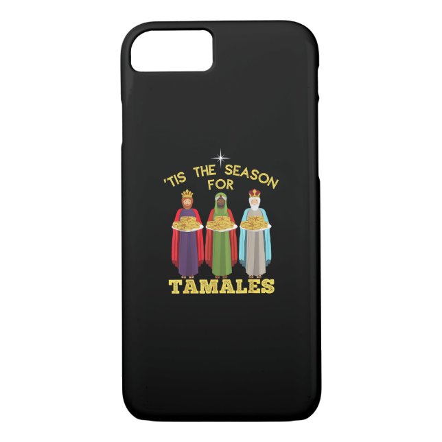Funda De Case-Mate Para iPhone Tis Season For Tamales Funny Mexican Christmas (Reverso)