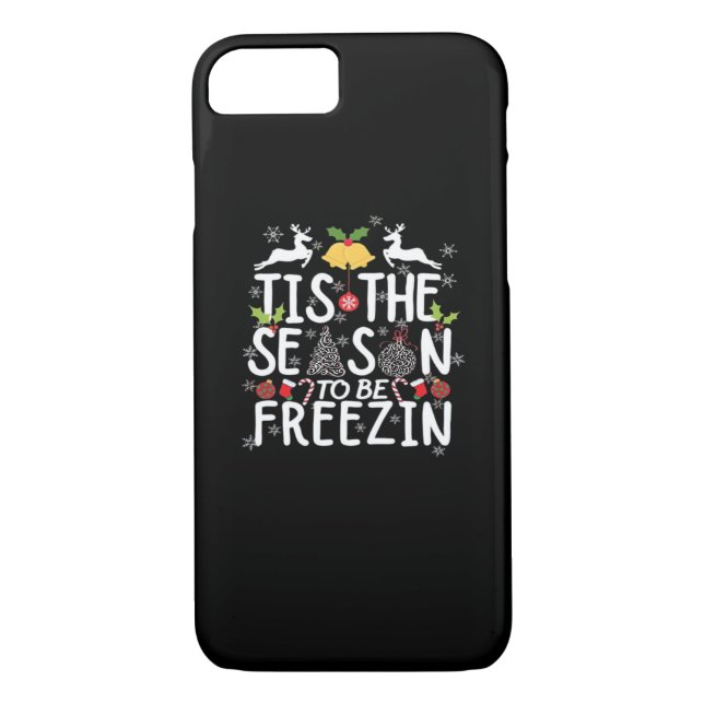 Funda De Case-Mate Para iPhone Tis The Season To Freezin Minimal Clean (Reverso)