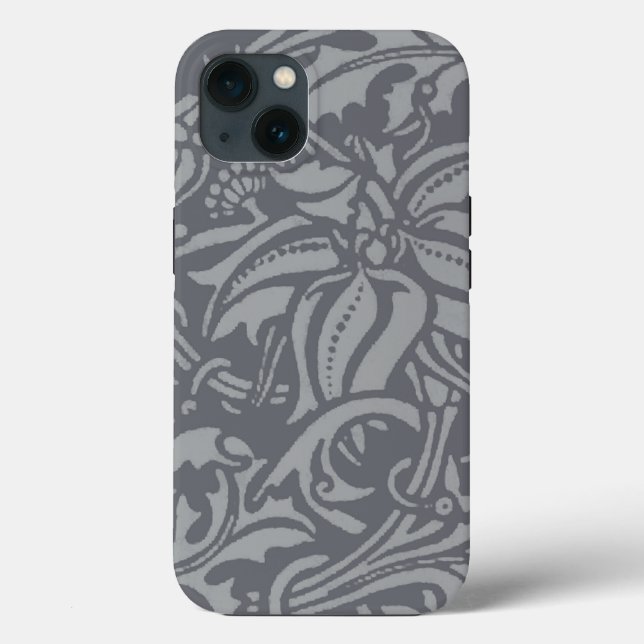 Funda De Case-Mate Para iPhone Tistle escocés Knot William Morris Style (Reverso )