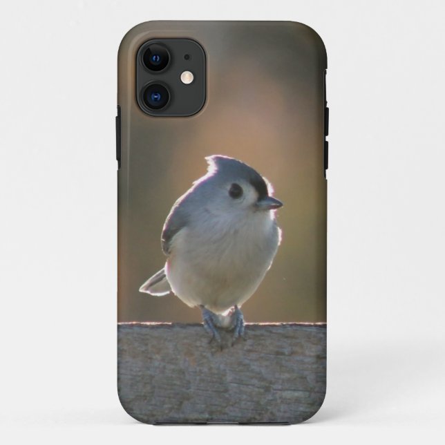 Funda De Case-Mate Para iPhone Titmouse copetudo (Reverso)