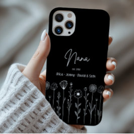 Funda Para iPhone 14 Pro Max De Case-Mate Título personalizado Nana Floral Simple