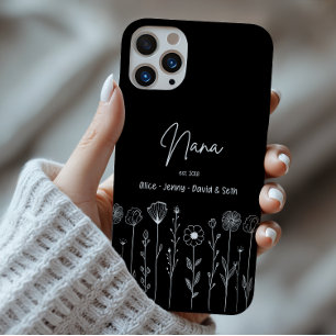 Funda Para iPhone 14 Pro Max De Case-Mate Título personalizado Nana Floral Simple