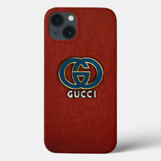 Funda Para iPhone 13 **Título:** Portada trasera de iPhone 13 Red Gucci
