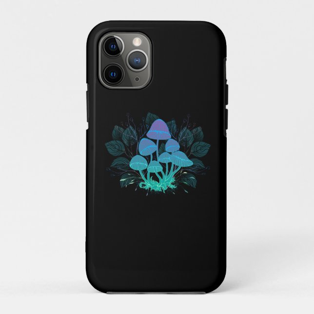 Funda De Case-Mate Para iPhone Toadstools en Bushes (Reverso)